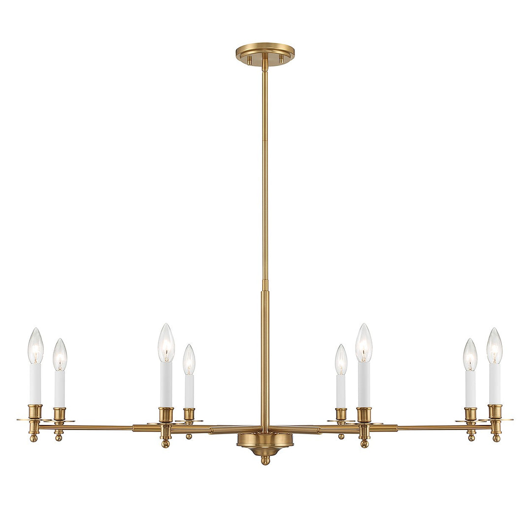 Savoy House Jasmine 1-4412-8-322 Chandelier Light - Warm Brass