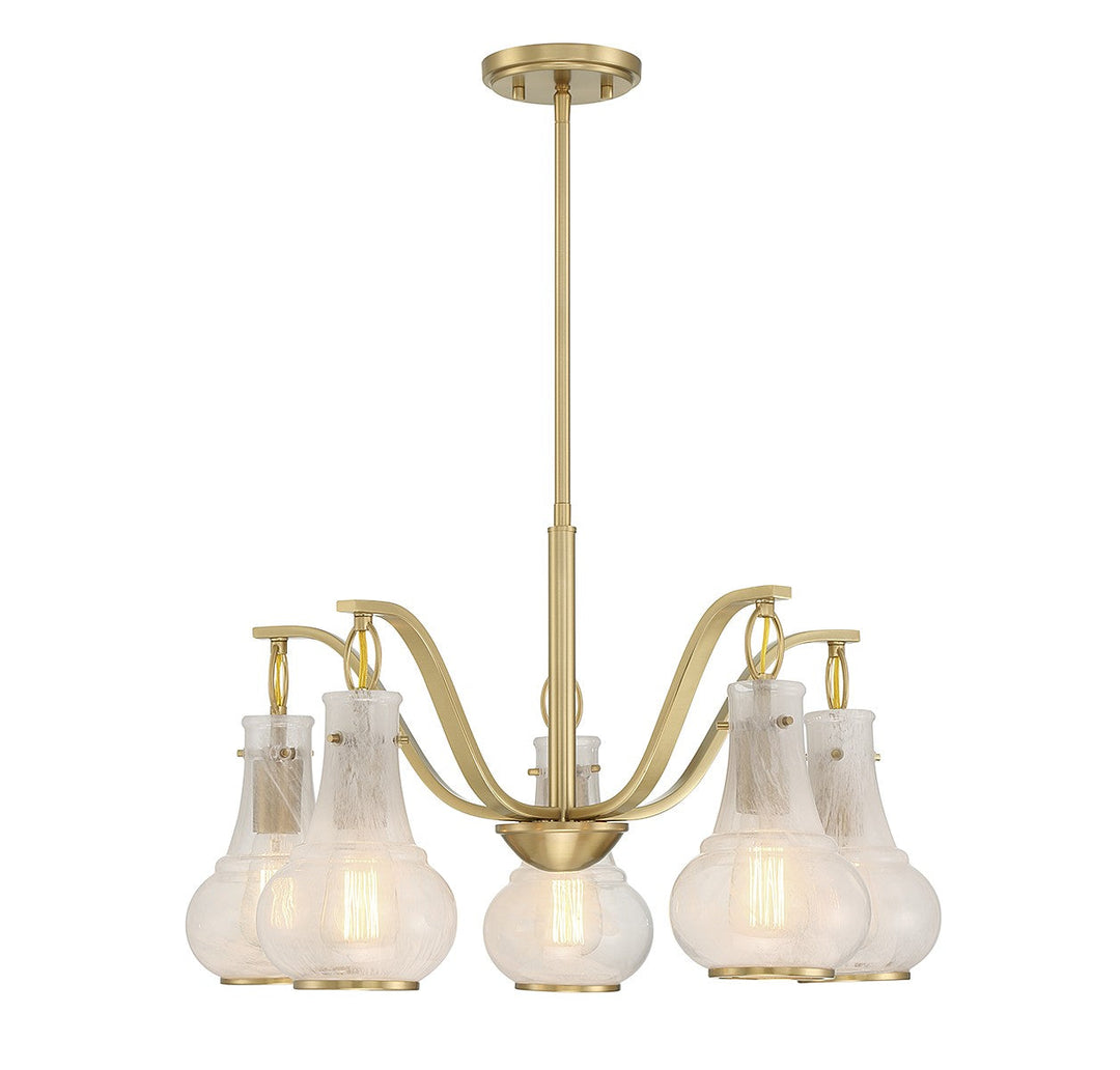 Savoy House Adams 1-4419-5-322 Chandelier Light - Warm Brass