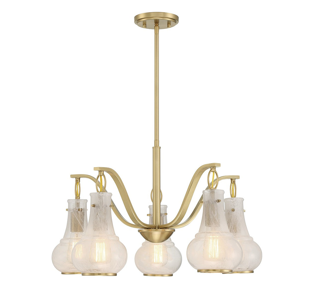 Savoy House Adams 1-4419-5-322 Chandelier Light - Warm Brass