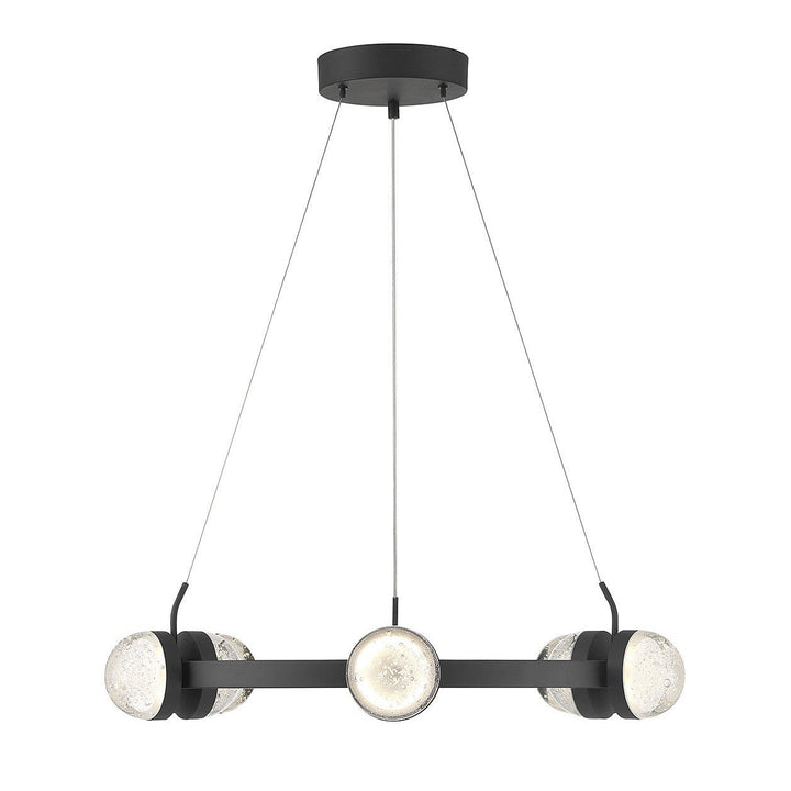 Savoy House Biscayne 1-4486-12-89 Chandelier Light - Matte Black