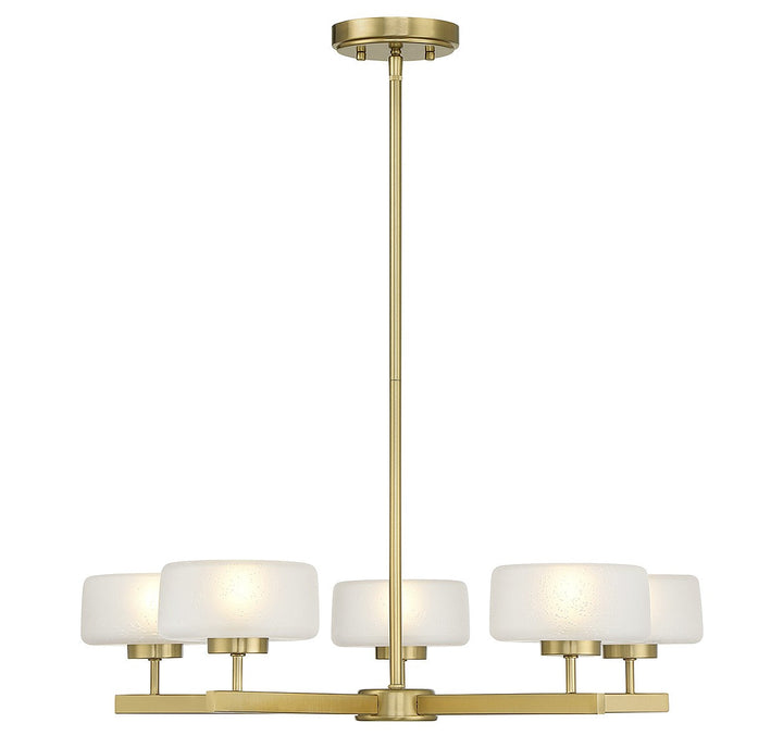 Savoy House Falster 1-5409-5-322 Chandelier Light - Warm Brass