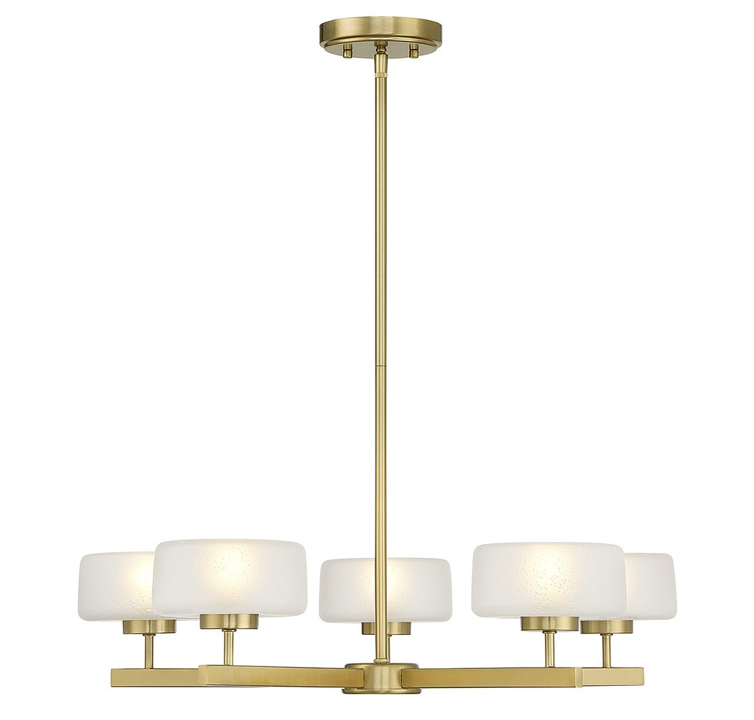 Savoy House Falster 1-5409-5-322 Chandelier Light - Warm Brass