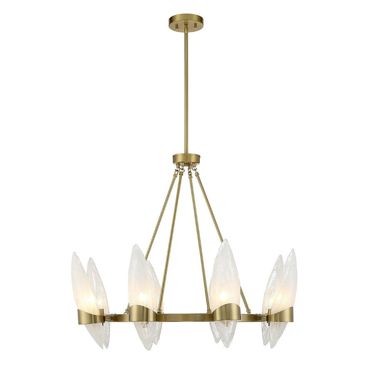 Savoy House Nouvel 1-5502-8-322 Chandelier Light - Warm Brass