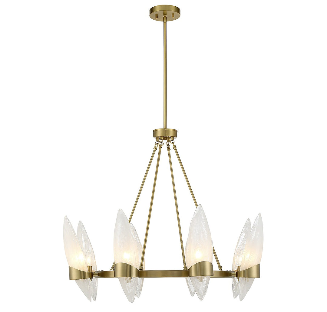Savoy House Nouvel 1-5502-8-322 Chandelier Light - Warm Brass