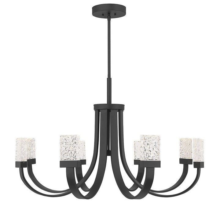 Savoy House Kahn 1-6622-9-89 Chandelier Light - Matte Black