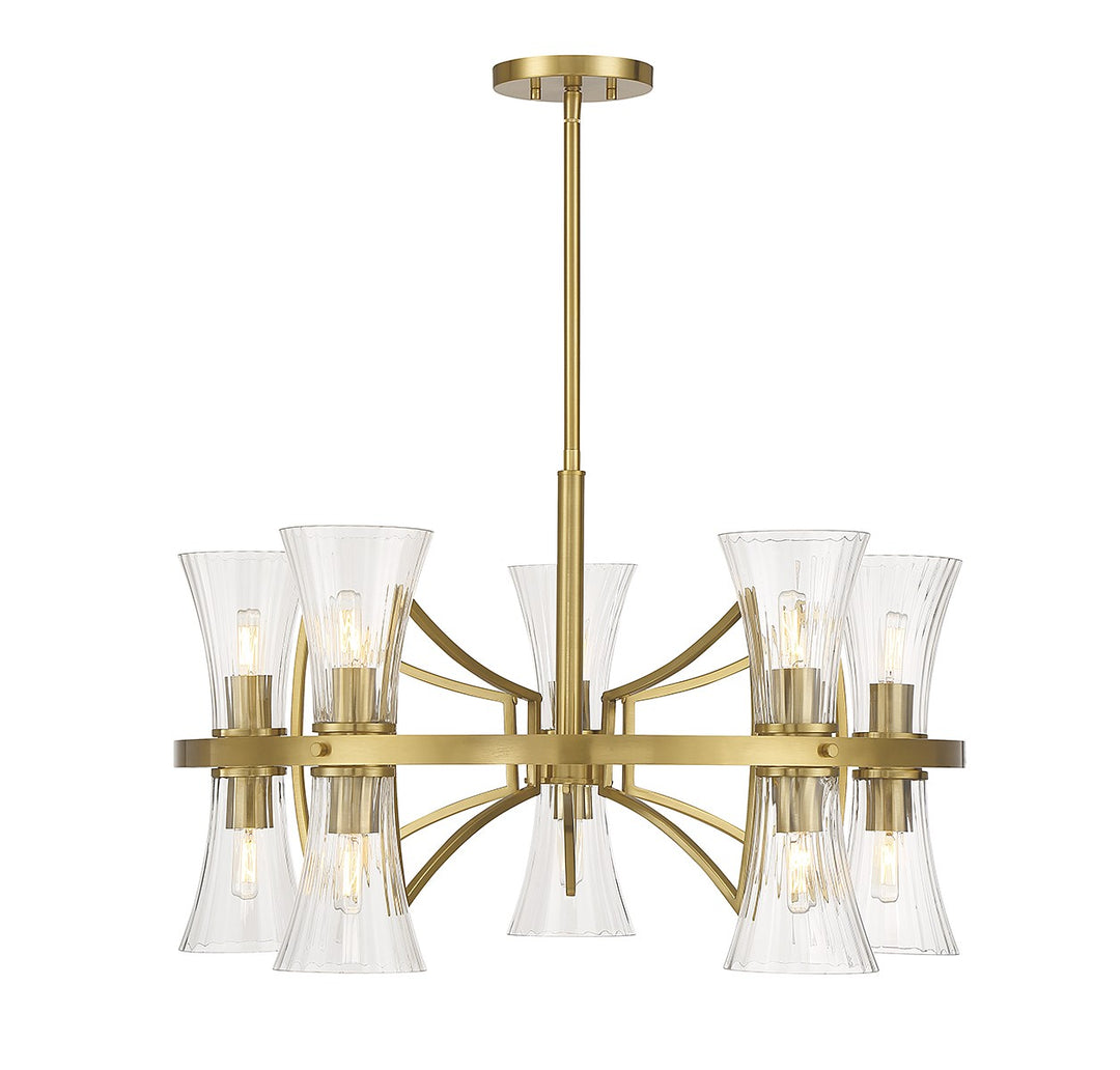 Savoy House Bennington 1-9704-10-322 Chandelier Light - Warm Brass