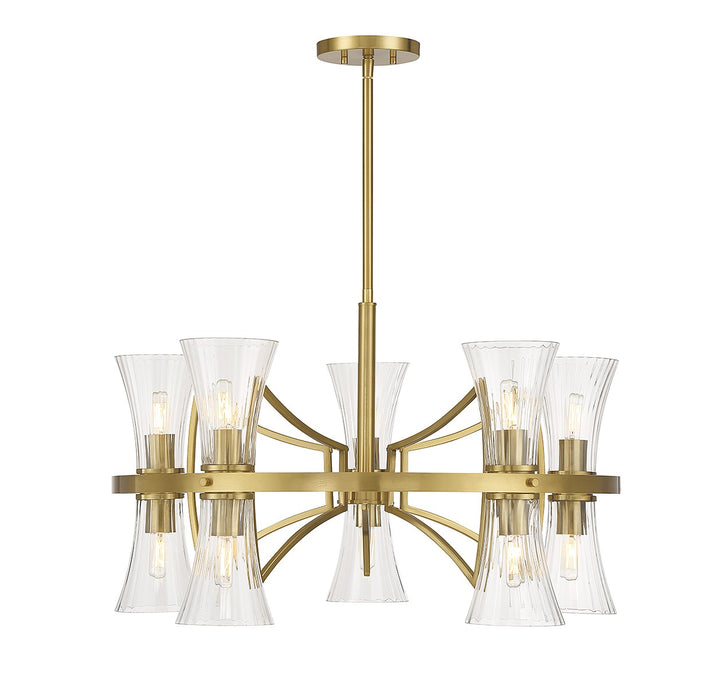 Savoy House Bennington 1-9704-10-322 Chandelier Light - Warm Brass