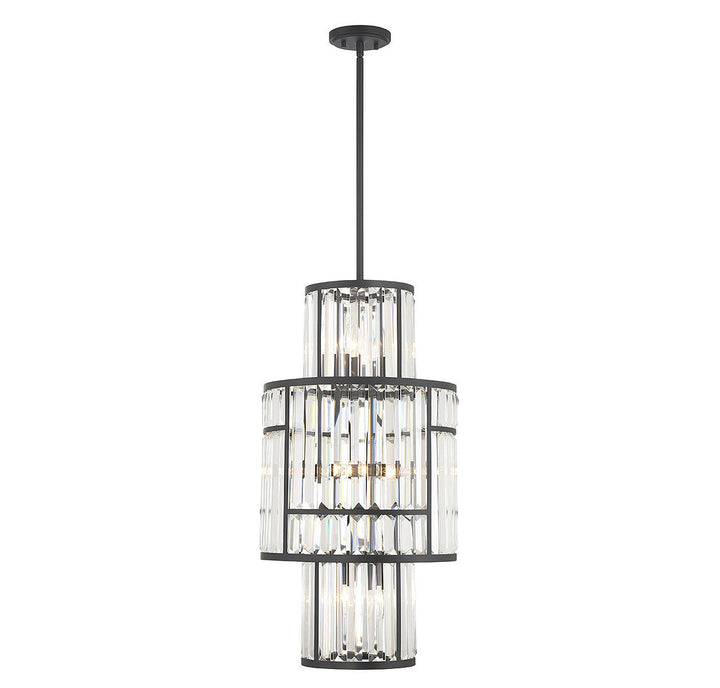 Savoy House Rohe 3-2226-8-89 Chandelier Light - Matte Black