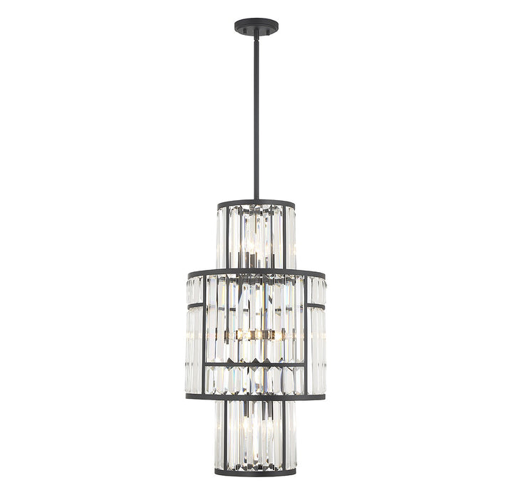 Savoy House Rohe 3-2226-8-89 Chandelier Light - Matte Black