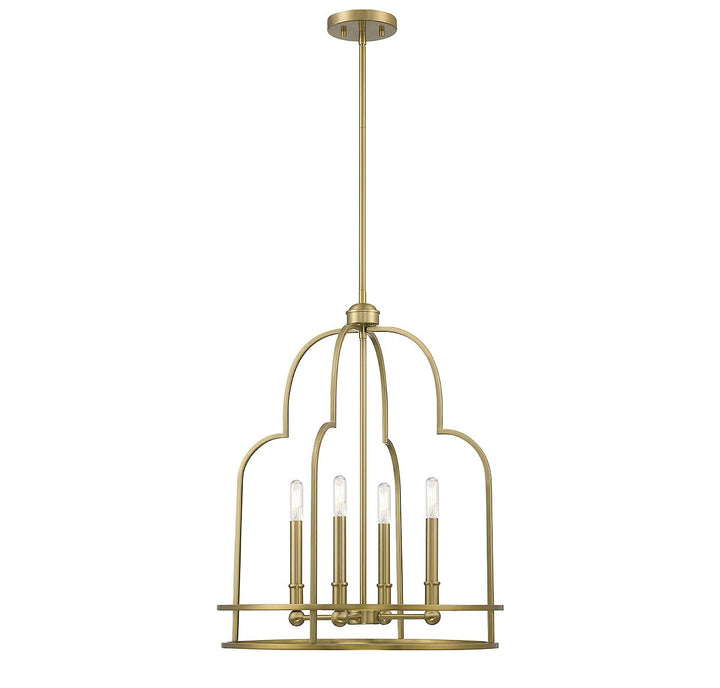 Savoy House Diplomat 3-6612-4-322 Pendant Light - Warm Brass