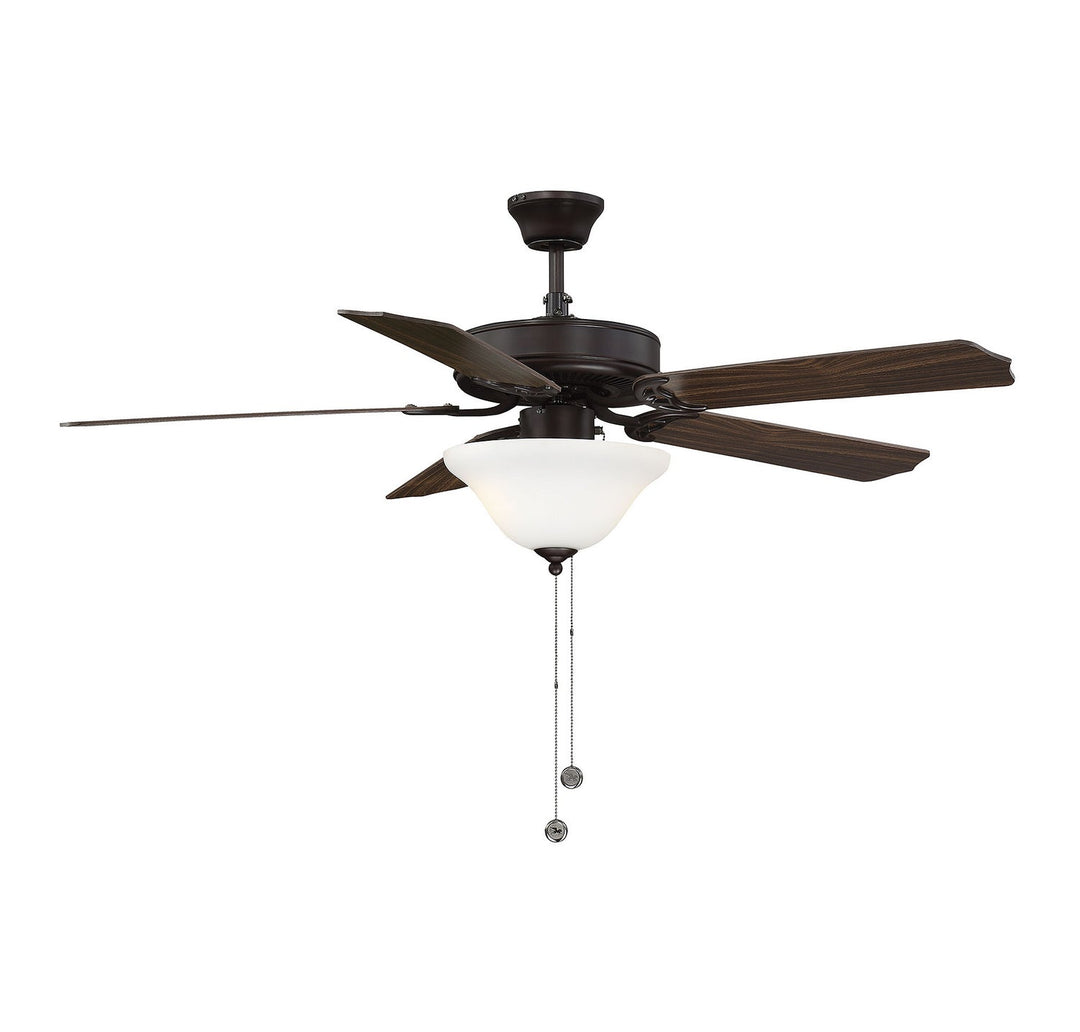 Savoy House First Value 52-ECM-5RV-13WG Ceiling Fan 52 - English Bronze, Walnut and Chestnut/