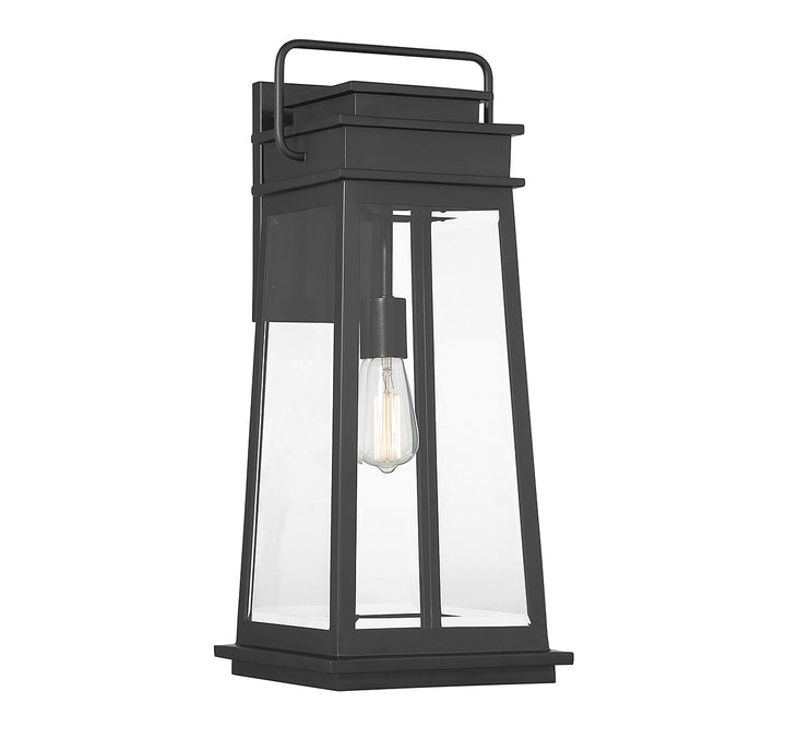 Savoy House Lighting 5-814-BK  Boone Outdoor Matte Black