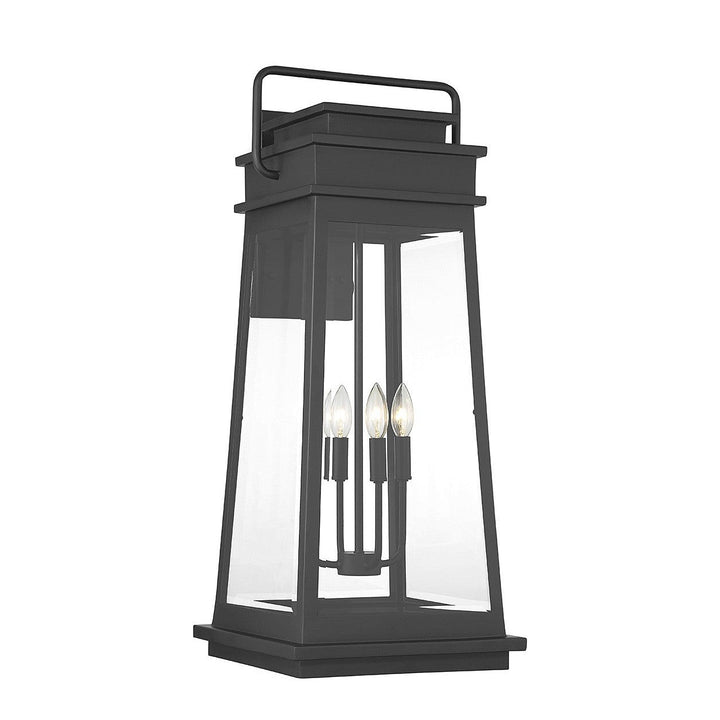 Savoy House Lighting 5-815-BK  Boone Outdoor Matte Black
