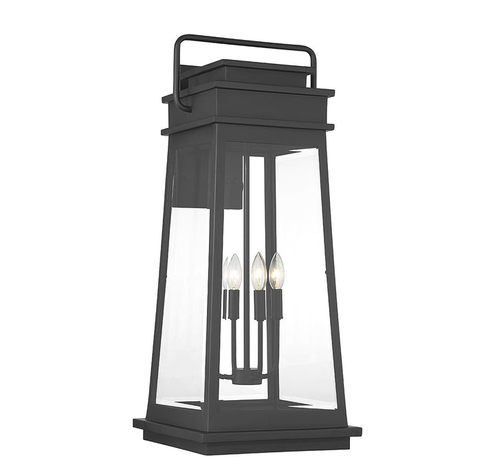 Savoy House Lighting 5-815-BK  Boone Outdoor Matte Black