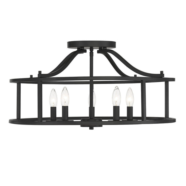 Savoy House Stockton 6-1679-5-89 Ceiling Light - Matte Black