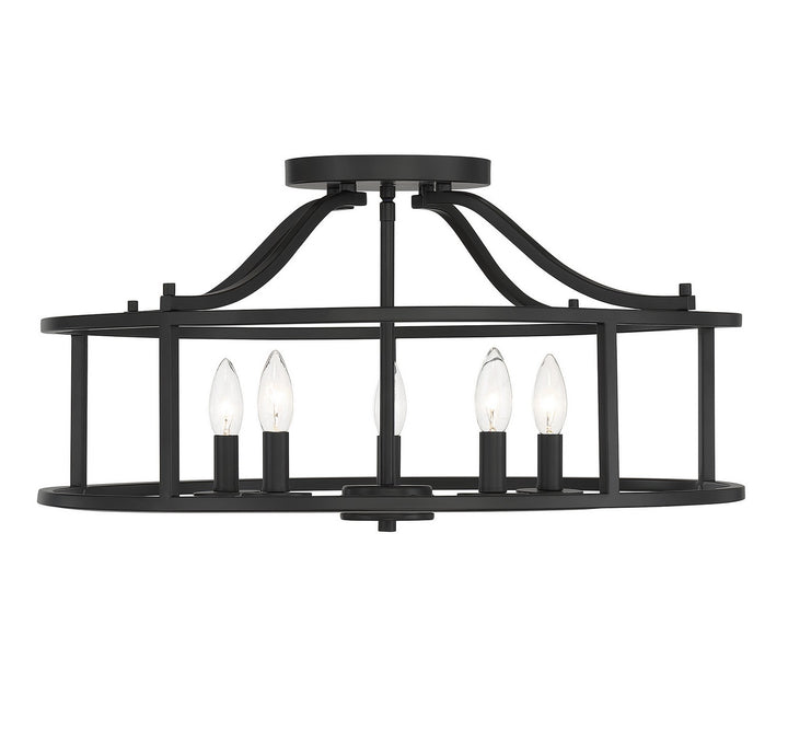 Savoy House Stockton 6-1679-5-89 Ceiling Light - Matte Black