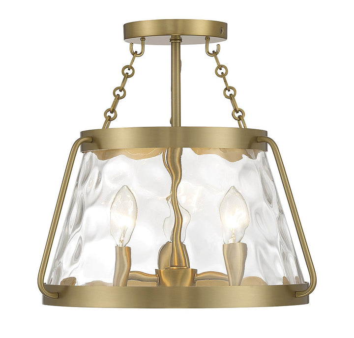 Savoy House Crawford 6-1802-3-322 Ceiling Light - Warm Brass