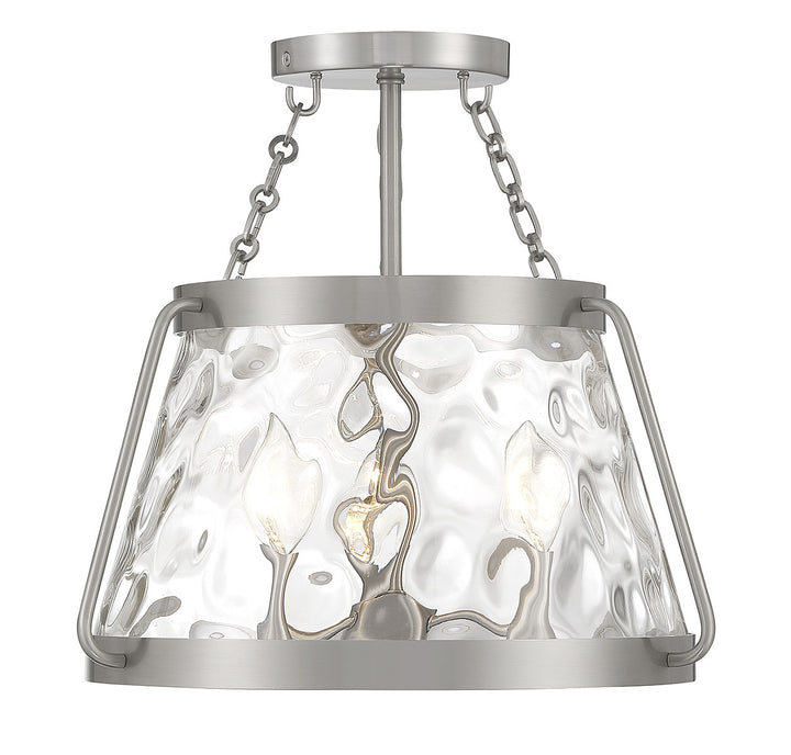 Savoy House Crawford 6-1802-3-SN Ceiling Light - Satin Nickel