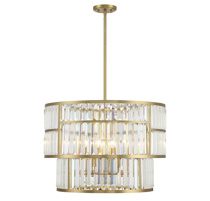 Savoy House Rohe 7-2224-5-322 Chandelier Light - Warm Brass