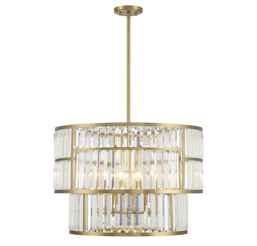 Savoy House Rohe 7-2224-5-322 Chandelier Light - Warm Brass