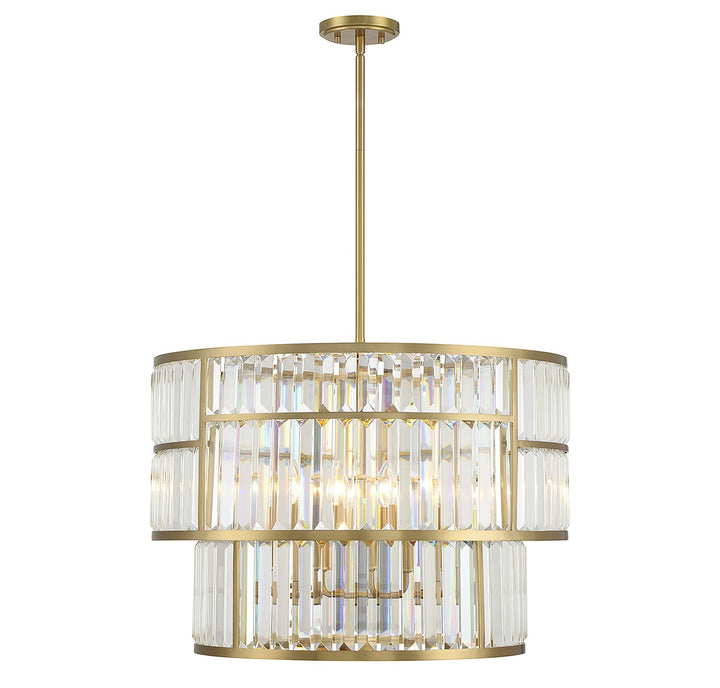 Savoy House Rohe 7-2224-5-322 Chandelier Light - Warm Brass