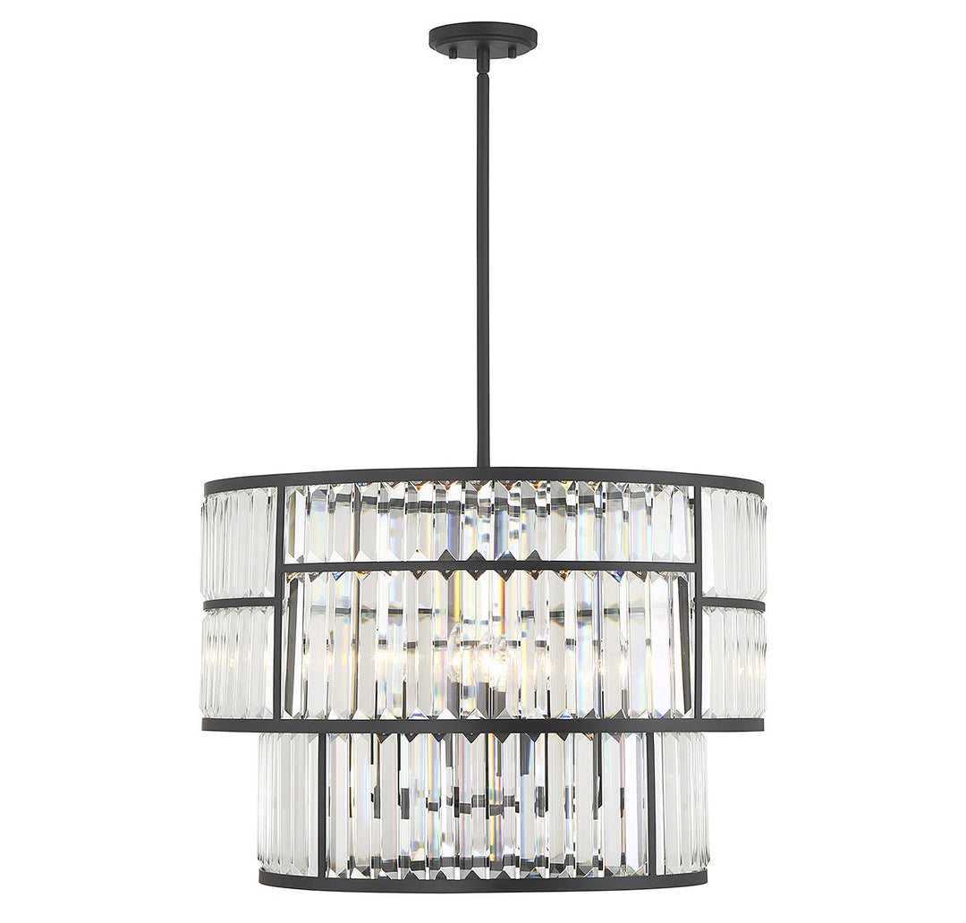 Savoy House Rohe 7-2224-5-89 Chandelier Light - Matte Black