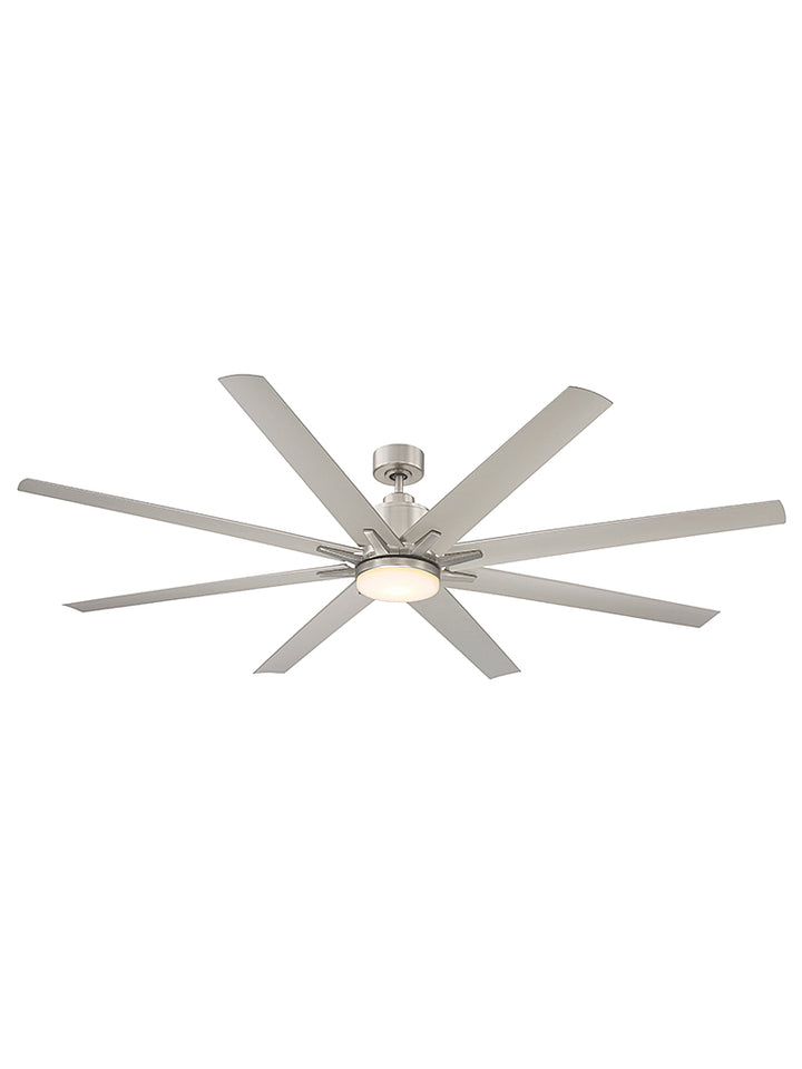 Savoy House Bluffton 72-5045-8SV-SN Ceiling Fan 72 - Satin Nickel, Silver/