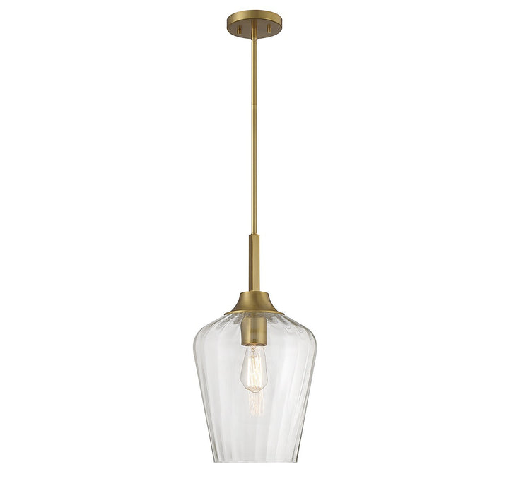 Savoy House Carlton 7-3390-1-322 Pendant Light - Warm Brass