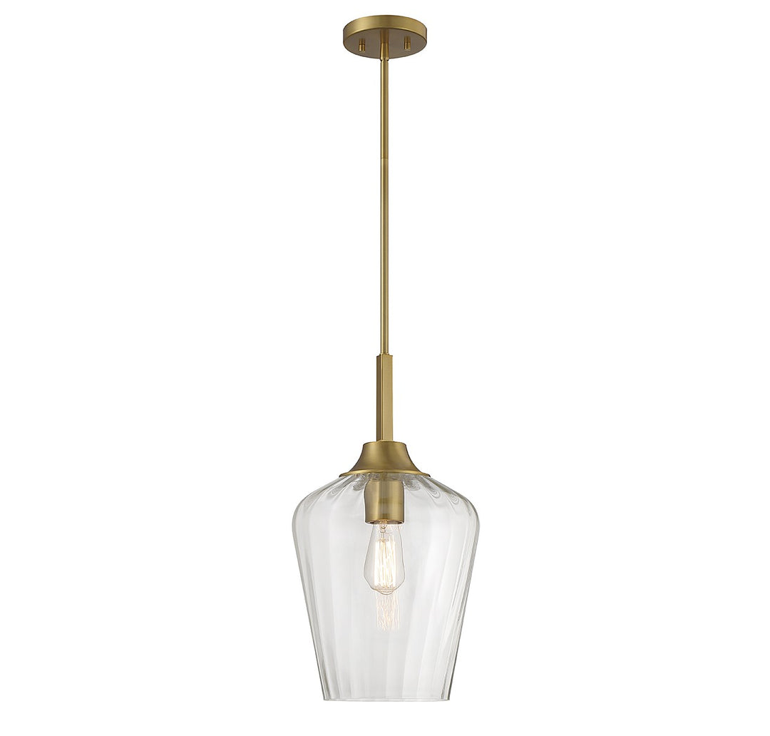 Savoy House Carlton 7-3390-1-322 Pendant Light - Warm Brass