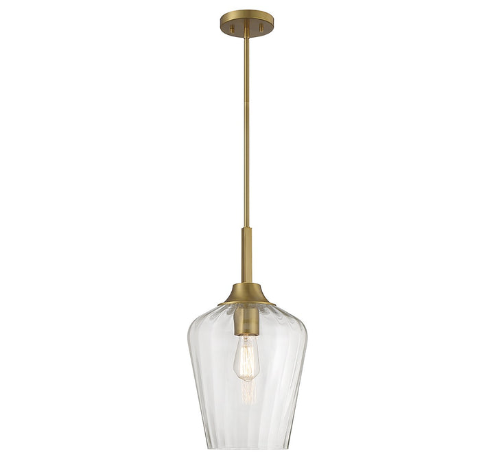 Savoy House Carlton 7-3390-1-322 Pendant Light - Warm Brass