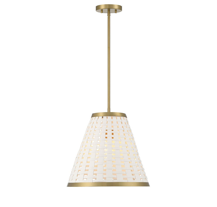 Savoy House Aster 7-3398-1-322 Pendant Light - Warm Brass
