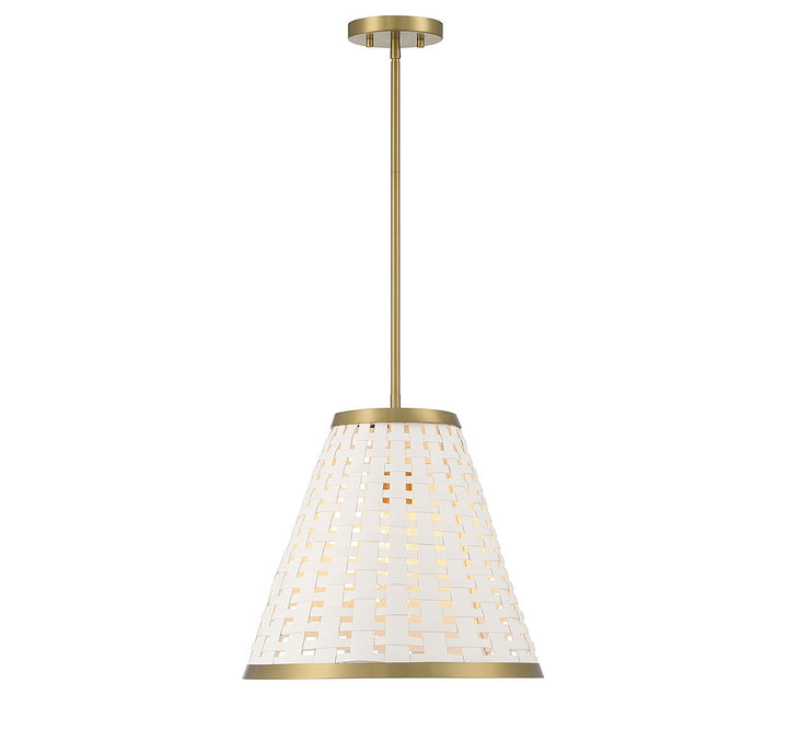 Savoy House Aster 7-3398-1-322 Pendant Light - Warm Brass