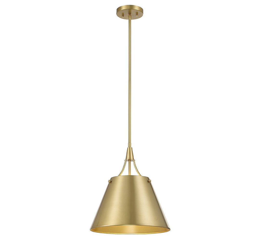 Savoy House Willis 7-4499-1-322 Pendant Light - Warm Brass