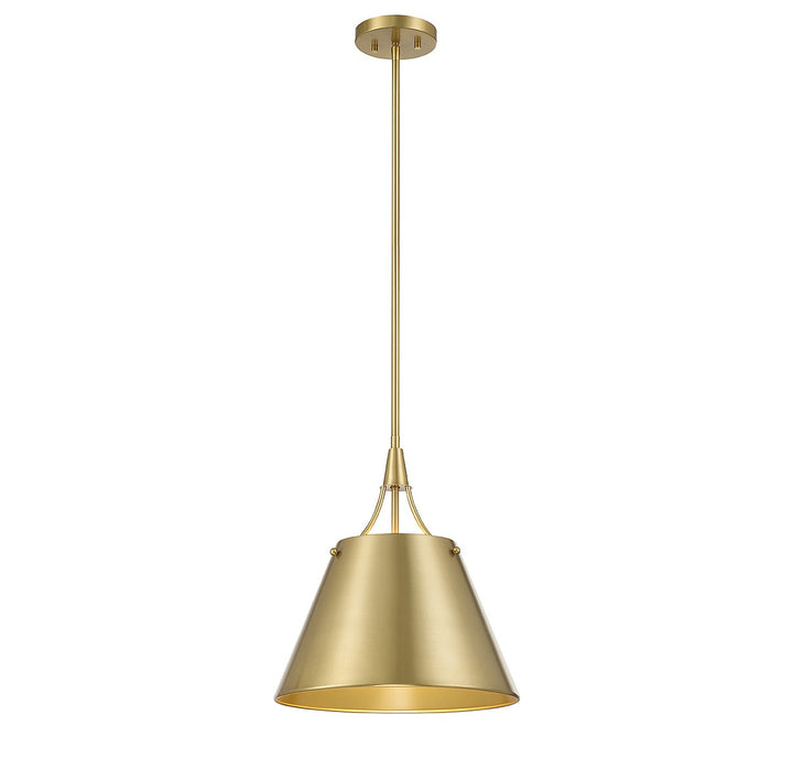 Savoy House Willis 7-4499-1-322 Pendant Light - Warm Brass