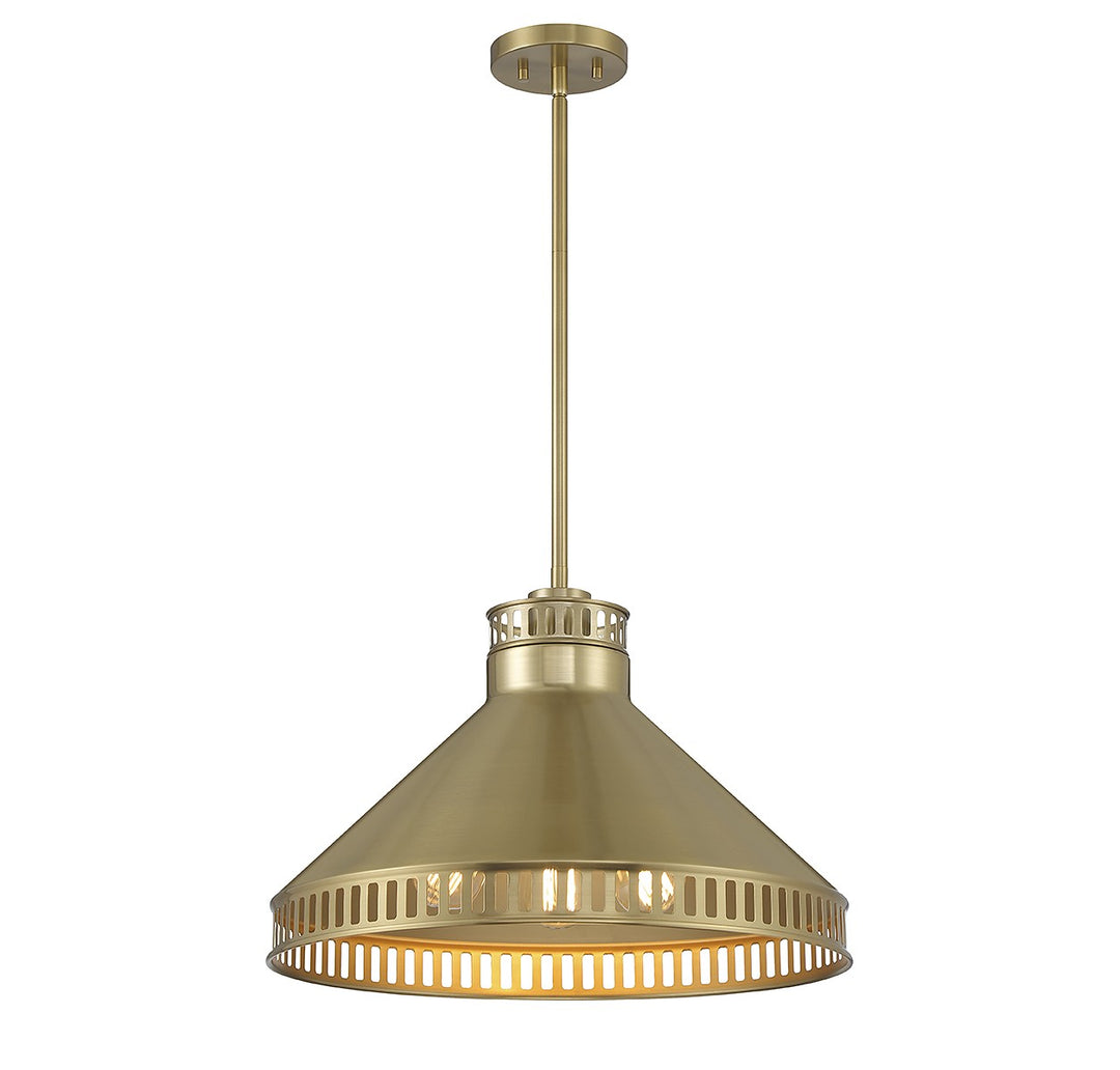 Savoy House Seagram 7-8801-3-322 Pendant Light - Warm Brass