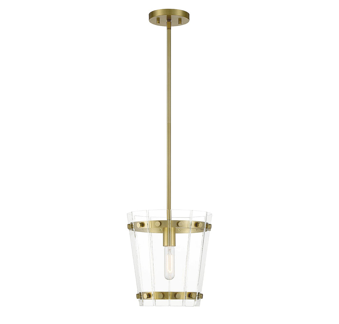 Savoy House Ventari 7-8855-1-322 Pendant Light - Warm Brass