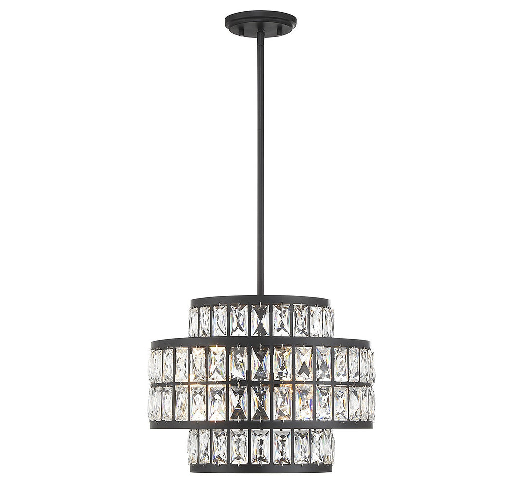 Savoy House Renzo 7-9044-3-89 Chandelier Light - Matte Black