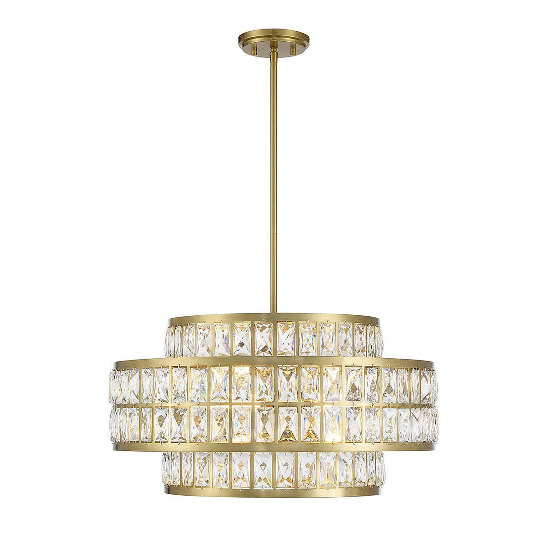 Savoy House Renzo 7-9046-4-322 Chandelier Light - Warm Brass