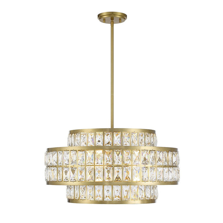 Savoy House Renzo 7-9046-4-322 Chandelier Light - Warm Brass