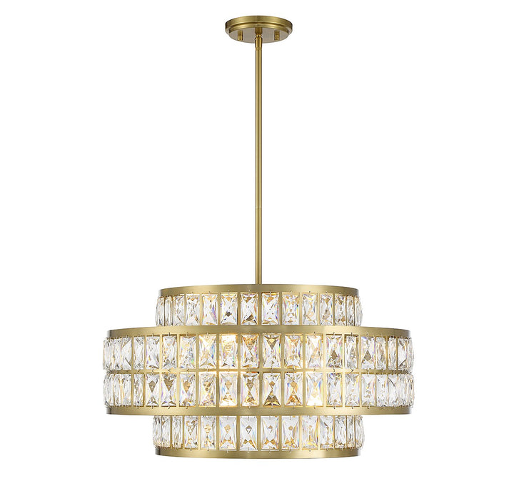 Savoy House Renzo 7-9046-4-322 Chandelier Light - Warm Brass