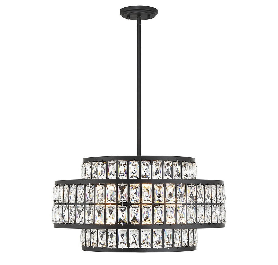 Savoy House Renzo 7-9046-4-89 Chandelier Light - Matte Black