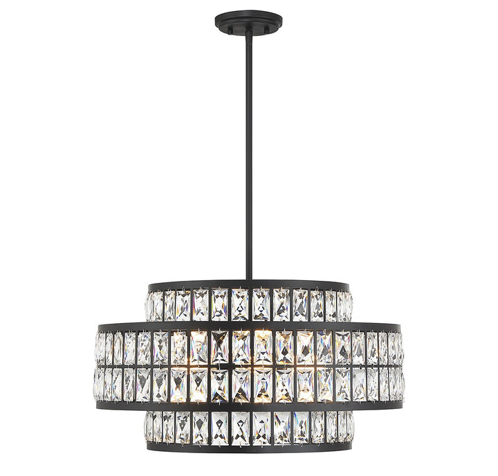 Savoy House Renzo 7-9046-4-89 Chandelier Light - Matte Black