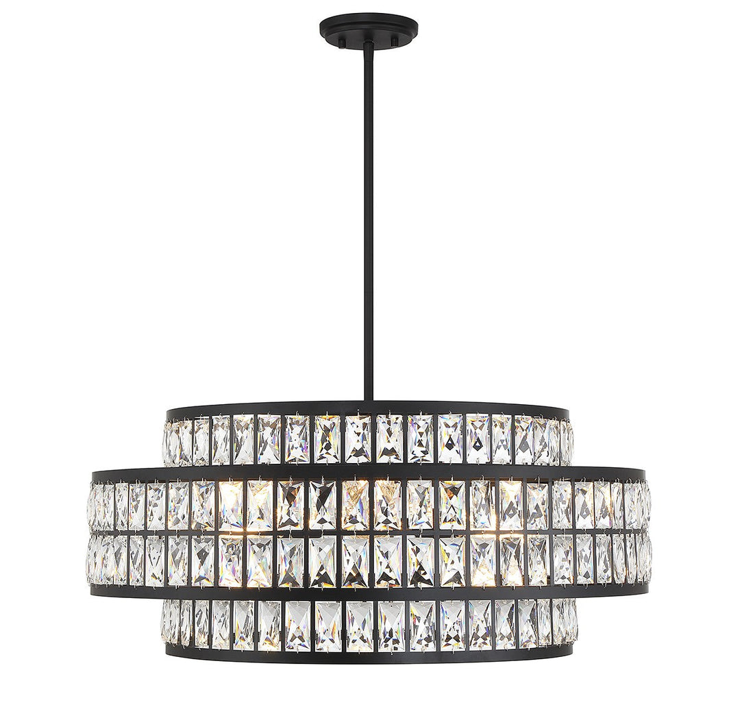 Savoy House Renzo 7-9048-6-89 Chandelier Light - Matte Black