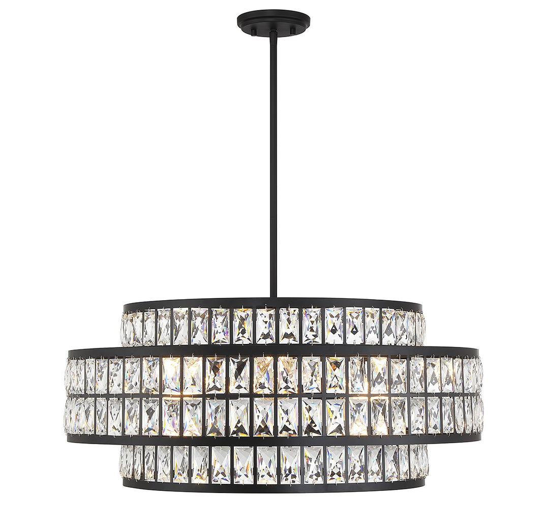 Savoy House Renzo 7-9048-6-89 Chandelier Light - Matte Black