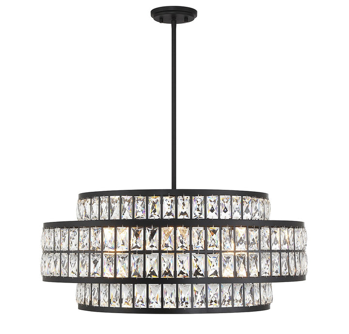 Savoy House Renzo 7-9048-6-89 Chandelier Light - Matte Black