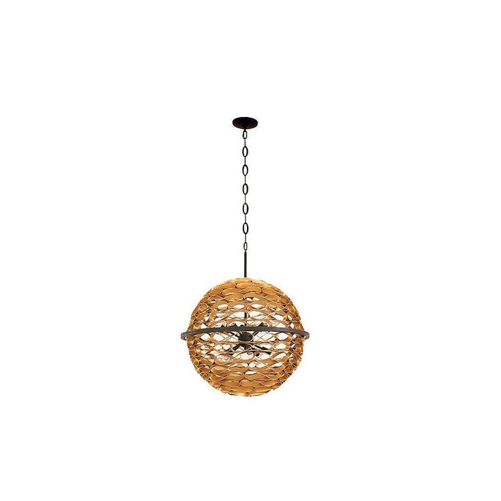 Savoy House Ventura 7-9352-10-46 Chandelier Light - Matte Black and Gold