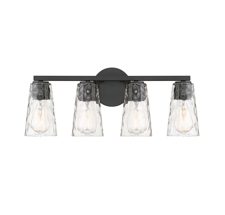 Savoy House Gordon 8-2603-4-BK Bath Vanity Light 22 in. wide - Matte Black