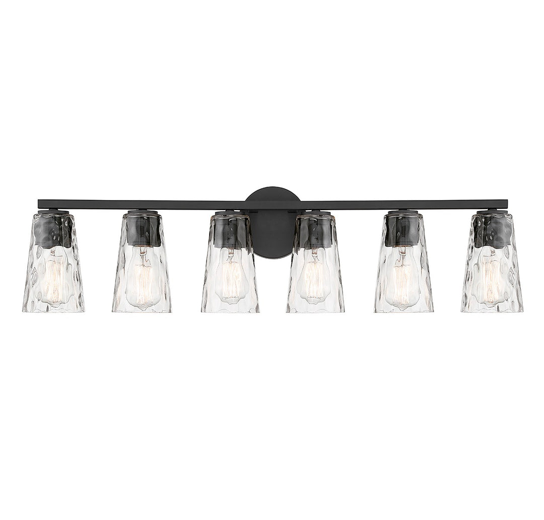 Savoy House Gordon 8-2603-6-BK Bath Vanity Light 34 in. wide - Matte Black