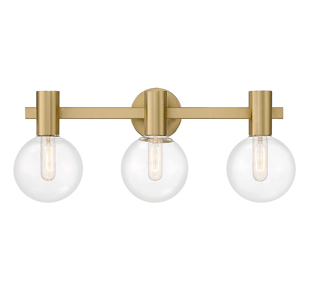 Savoy House Wright 8-3076-3-322 Bath Vanity Light 25 in. wide - Warm Brass