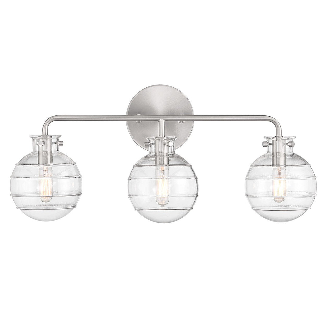 Savoy House Mason 8-4300-3-SN Bath Vanity Light 22 in. wide - Satin Nickel